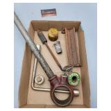 Flat of Tools Ridgid Pipe Treader & Solder