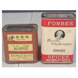 Pair of Spice Tins
