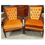 Pair Padded Chairs