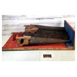 7 Hand Saws w Stand Keen Kutter,