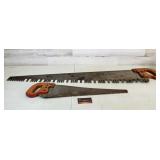 Pair of Disston Hand Saws