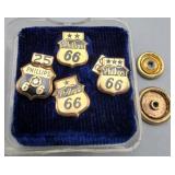 10K Gold Vintage Phillips 66 Service Pins