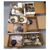 Misc Group of Door Knobs, Locks, etc.
