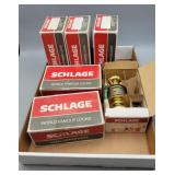 Schlage Door Knob Latch - Bright Brass (Qty 6)