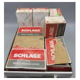 Schlage Door Knob Latch - Bright Brass (Qty 8)