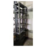 Metal Shelf 85"T 36"W 12"D