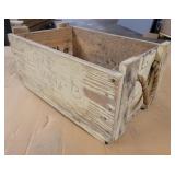 WWII Ammo Crate 9.5"T 21"L 13"W
