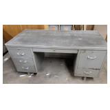 Metal Shop Desk 29"T 60"W 30"D