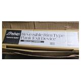 S Parker Reversible Rim Type Panic Exit Bar