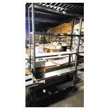 Metal Shelf 85"T 48"W 12"D