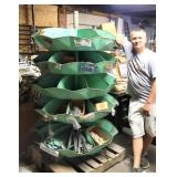 Commercial Parts Bin Big 71"T & Hardware