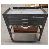 Tool Rack & Craftsman Box 28"T  28"W 15.5"D