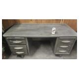 Metal Shop Desk 29"T 60"W 30"D