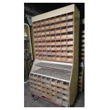 Large Wood Parts Cabinet 4