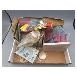 Box of Misc Hardware, Home Repair Kits