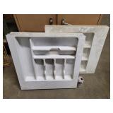 7 Plastic Storage Trays 21.5"ï¿½21.5" - Drawer