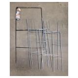 11 Metal Yard Sign Holders