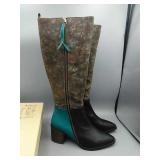 Boots NEW Spring Step Turquoise Size 7.5-8 Nice