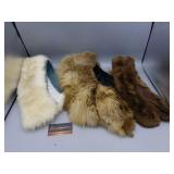LOT OF 3 FAUX FUR COLLARS