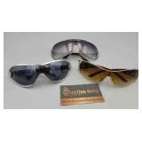SUNGLASES - LOT OF 3 - ITALIAN DESIGN
