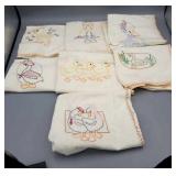 TEA TOWEL SET - DAYS-OF-THE-WEEK?? - DUCK THEME