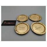 4 Tin Burger King Ashtrays
