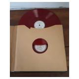 Albums - Christian 78s Red Albums Lot of 5