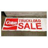 Coke Banner Truckload Sale 34'X115'