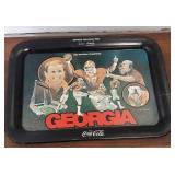 Coca-Cola Tray Georgia Bulldog 1980 National
