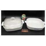 K 2 Corning Ware MW16 & MW-A-10 Browning Dishes