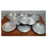 K Vintage Aluminum Pie/Cake Pans Mirror -Wear-Ever