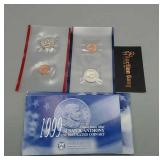 1999 Susan B Anthony Uncirculated Coin Set