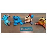 Kitty's Critters 3 Frogs 1 Mouse