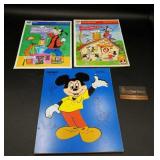 VINTAGE DISNEY FRAME TRAY PUZZLES