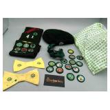 Patches - Lot of Vintage Girl Scout - Hat - Bows -