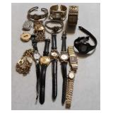 Ladies watches lot of 15 very nice untested