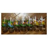 Vintage Camp Snoopy McDonald's glasses lot of 7