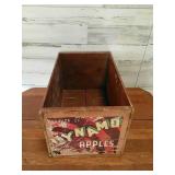 Vintage Dynamo Apples Wood Crate