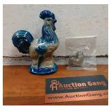4' Chicken Figure & Pewter Chicken Pin