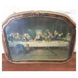 Vintage Last Supper print 22'×19' few little