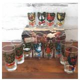 Vintage 12 Days of Christmas glasses missing day 6