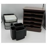 SET OF 3 OFFICE STORAGE CONTAINERS