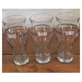 Samuel Adams Boston Lager lot of 3 glasses 7'