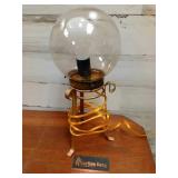 Small Globe Light 13' Tall Works