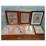 7 Gun - Ammo - Bikes - Buggies Ads Framed