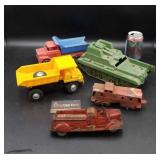 LOT OF METAL & PLASTIC TOYS - SOME NEEDING PART