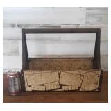 Vintage Craftsman Carry-all Metal Tool Caddy /