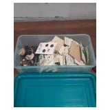Little Storage Container of Vintage Buttons on