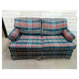 Plaid Loveseat