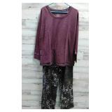 *NEW* Cuddl Duds Comfortwear SZ L Shirt & Pants